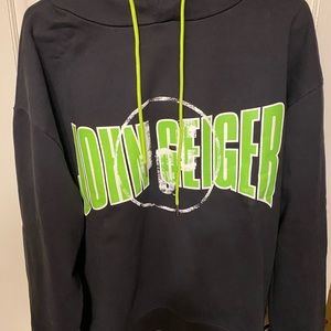 New John Geiger Hoodie Sweatshirt M